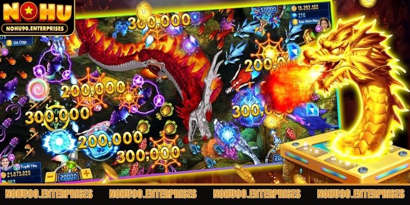 Những mục tiêu trong tựa game đánh cá Long Vương