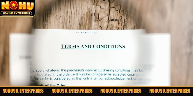 Lưu ý một vài vấn đề trong các điều khoản sử dụng